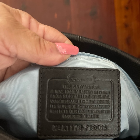 Coach black leather bag - Picture 5 of 5